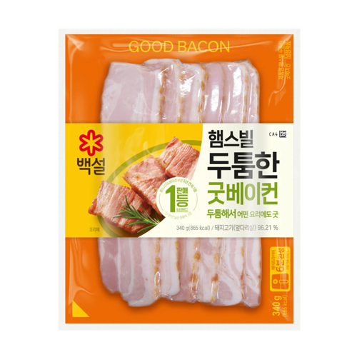 CJ)두툼한굿베이컨 340g